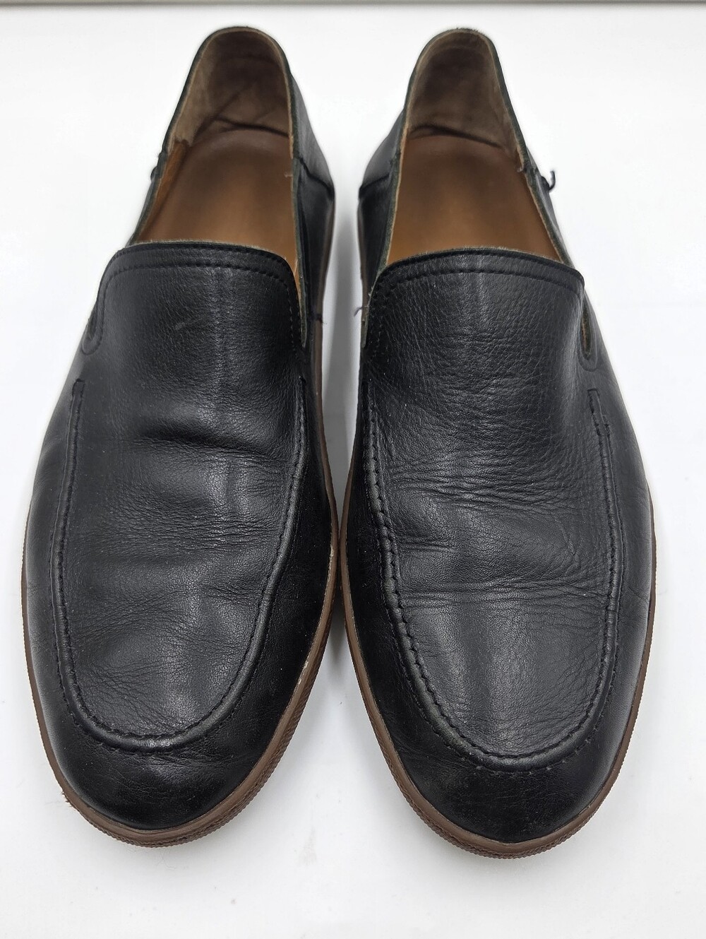 Frye Chris Venetian Men’s Preowned Leather Loafers Black Size 10D